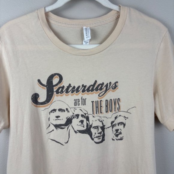 Saturdays Are For The Boys Mount Rushmore Tee - Size Medium - Picture 2 of 4